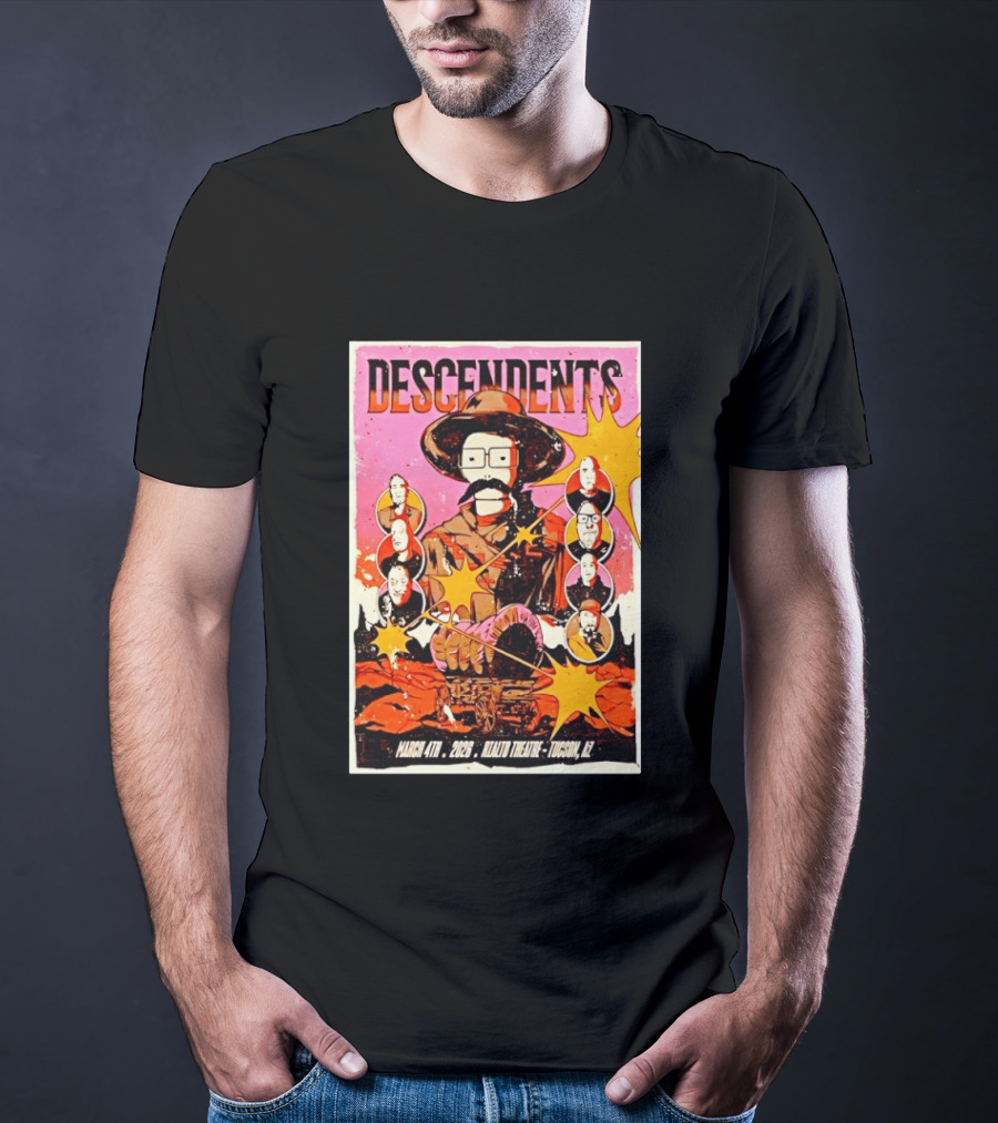 Descendents March 4th 2026 Rialto Theatre Tucson AZ T-Shirt