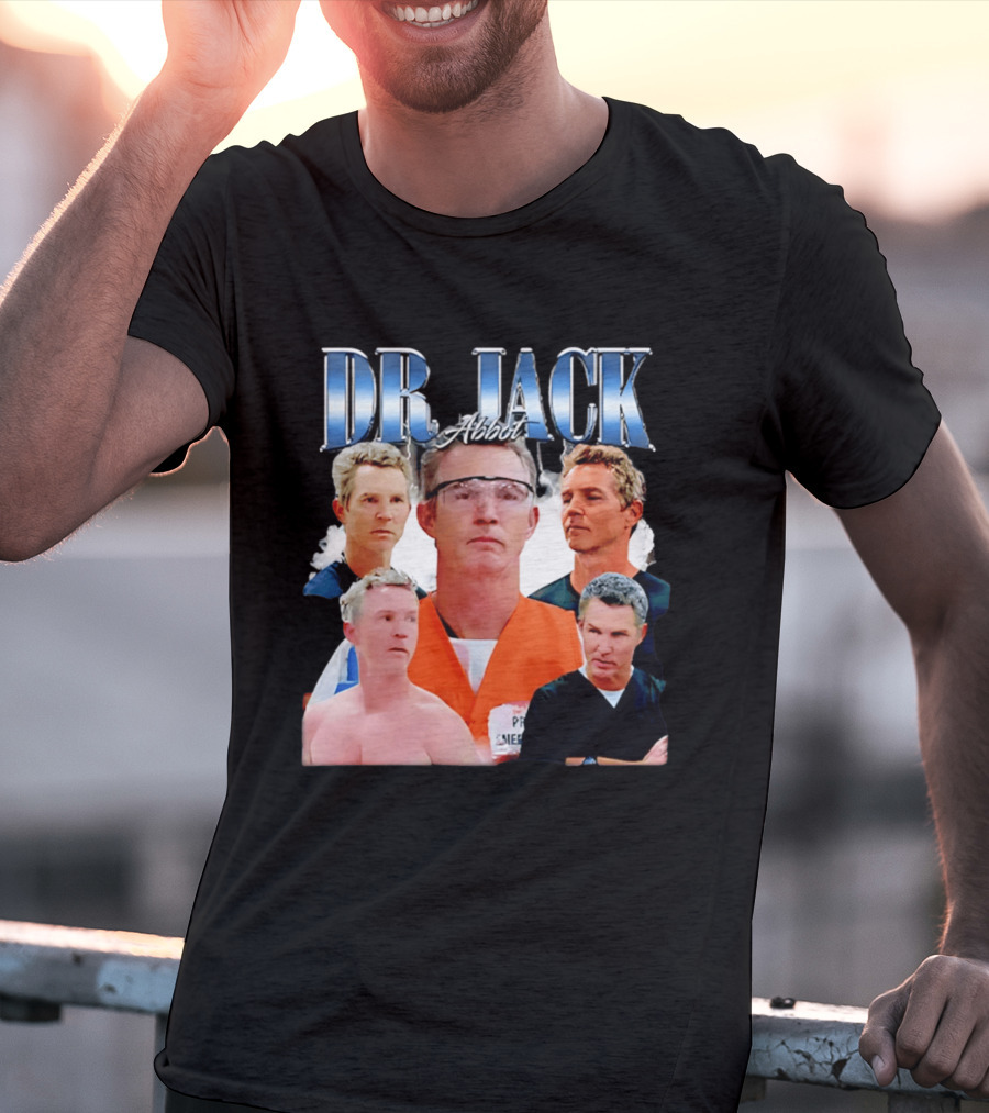 Dr Jack Abbot Picture Collage T-Shirt