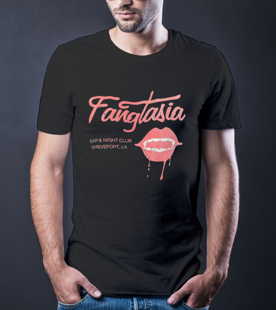 Fangtasia Bar And Night Club Shreveport LA Vampire Lips T-Shirt