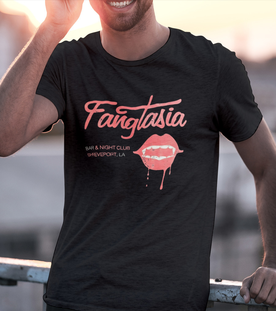 Fangtasia Bar And Night Club Shreveport LA Vampire Lips T-Shirt