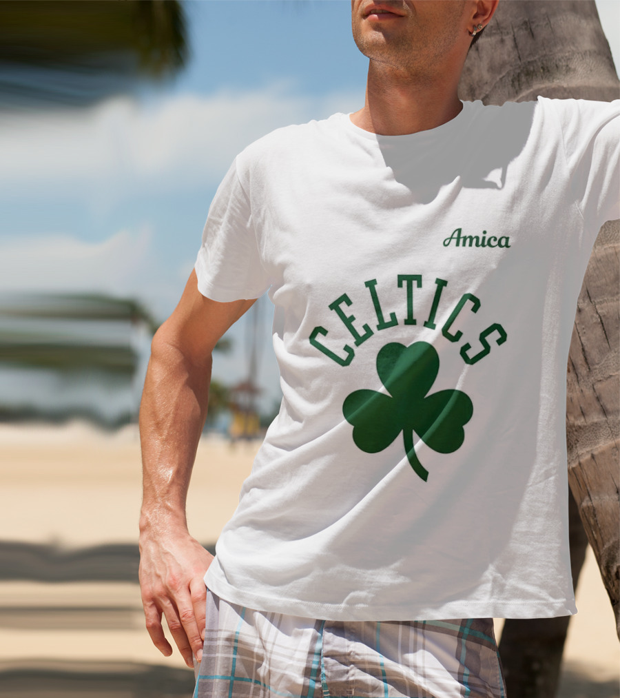 Celtics Amica Shamrock Tatum Back To 0 T-Shirt