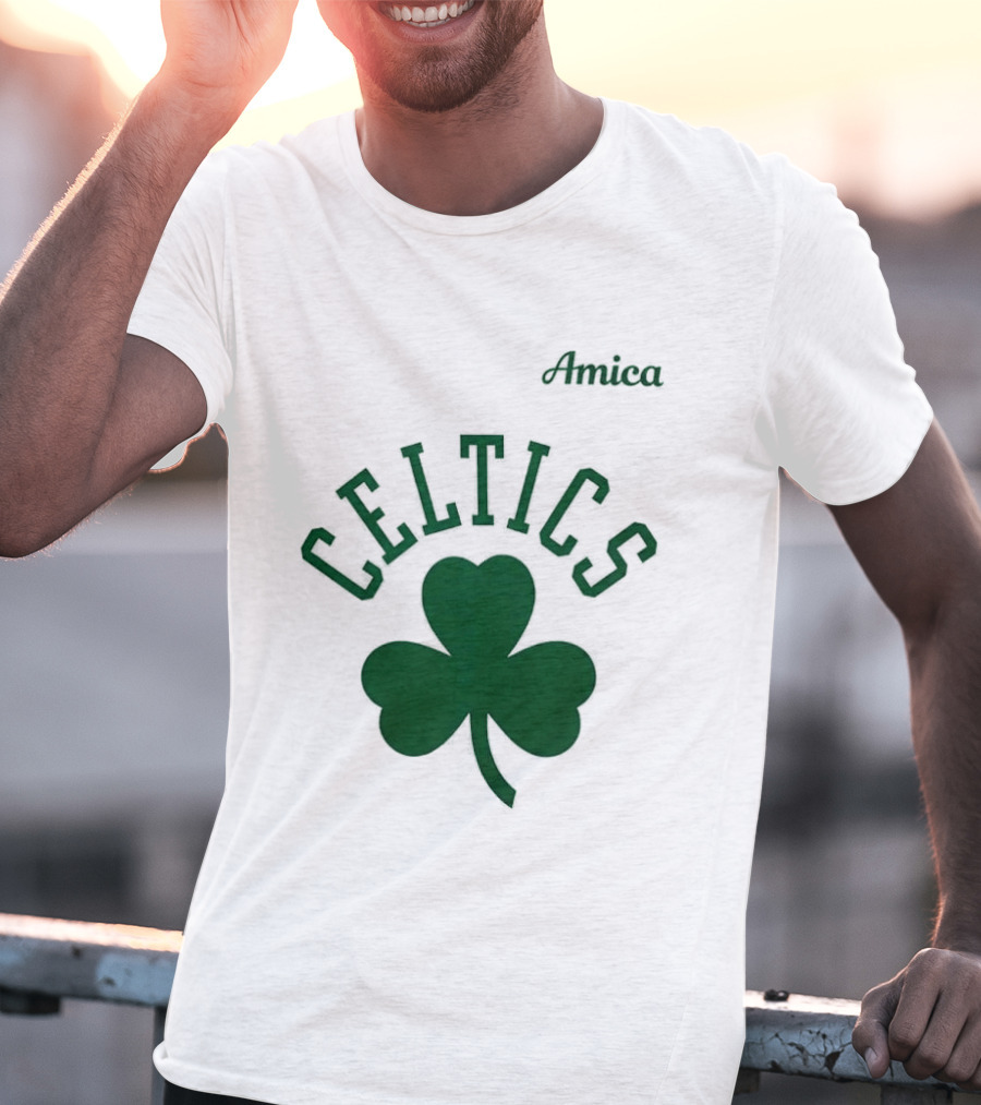 Celtics Amica Shamrock Tatum Back To 0 T-Shirt