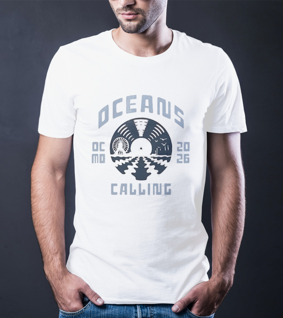 Oceans Calling 2026 OC MD Festival Record Lineup T-Shirt