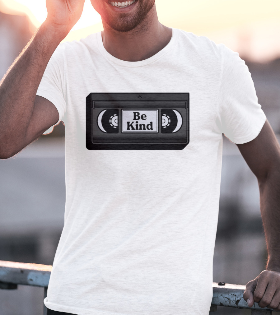 VHS Cassette Tape Be Kind Retro Nostalgia T-Shirt