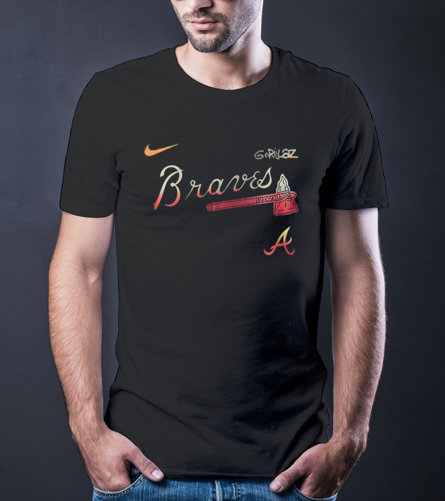 Atlanta Braves Gorillaz The Mountain Tour 2026 Dates Nike T-Shirt