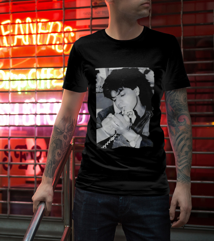 Shah Rukh Khan Iconic Smoking Bollywood T-Shirt