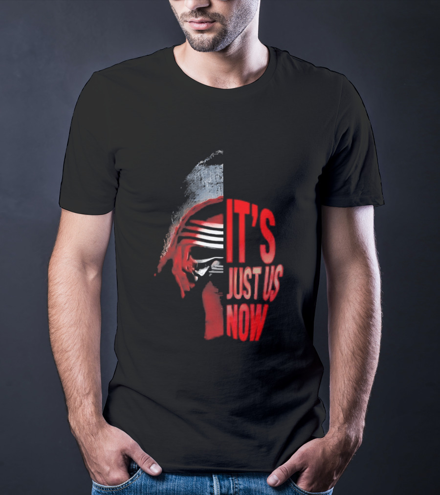 Kylo Ren It's Just Us Now Red Mask T-Shirt