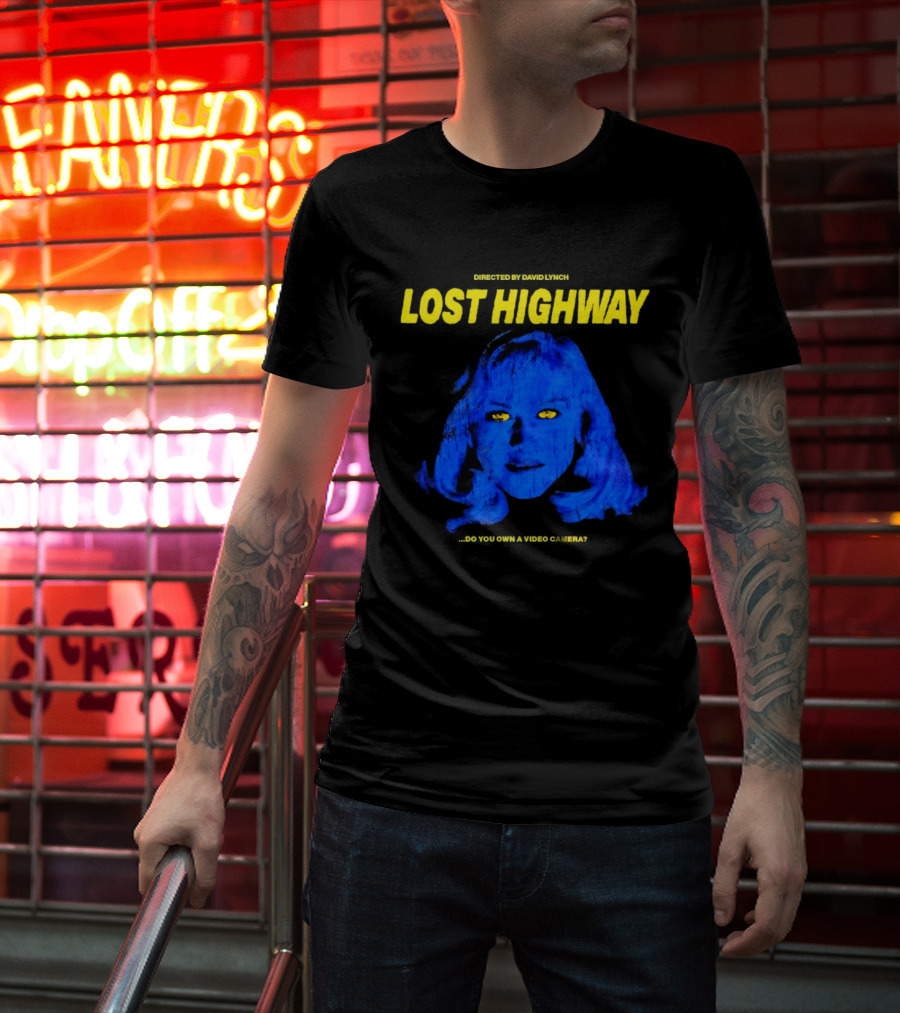 Lost Highway David Lynch Film Blue Face T-Shirt