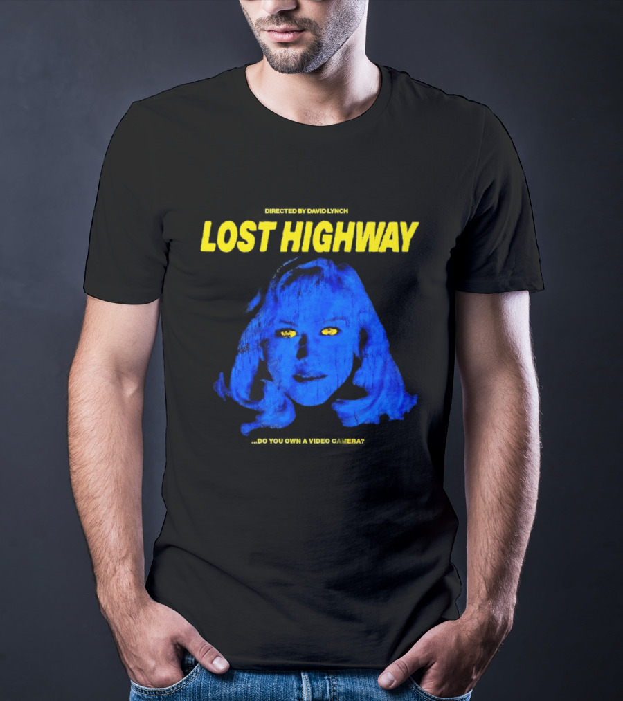 Lost Highway David Lynch Film Blue Face T-Shirt