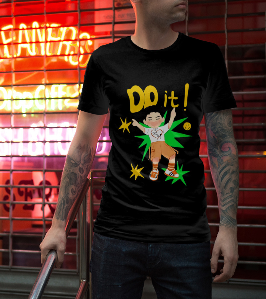 Do It Doh Kyungsoo Asia Concert Tour Cartoon Heart Starburst T-Shirt