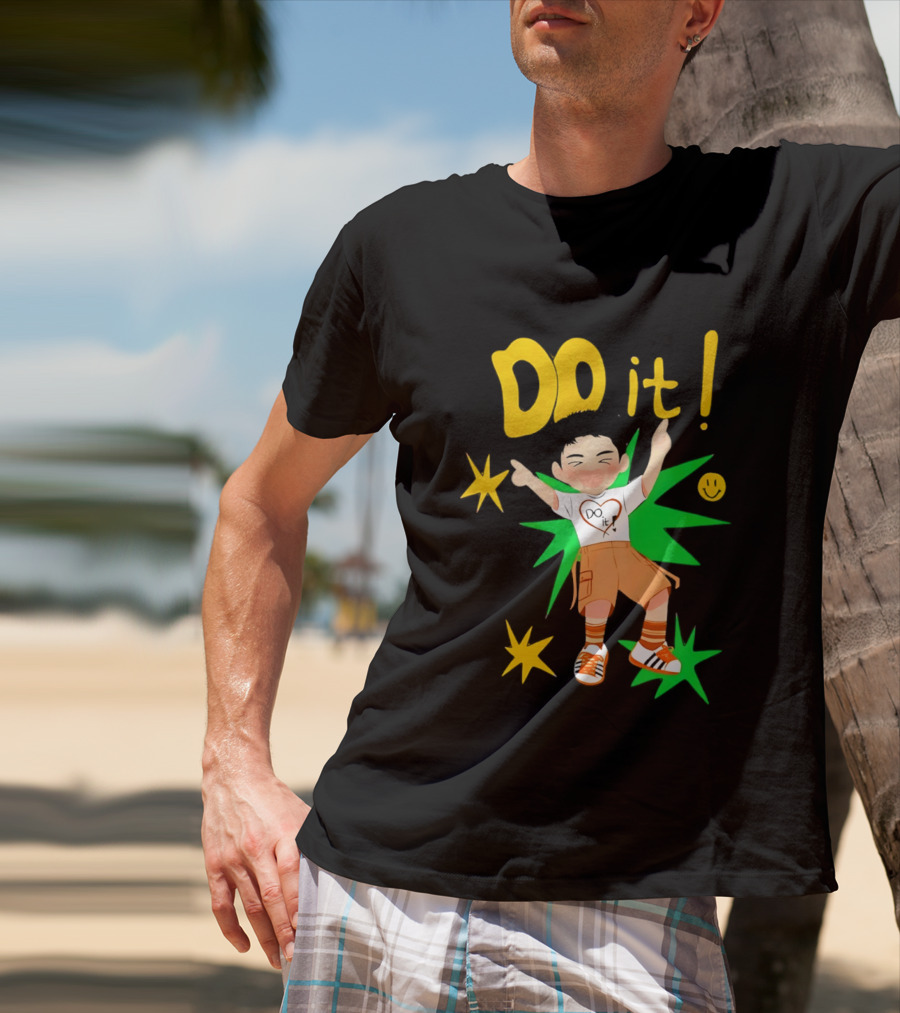 Do It Doh Kyungsoo Asia Concert Tour Cartoon Heart Starburst T-Shirt
