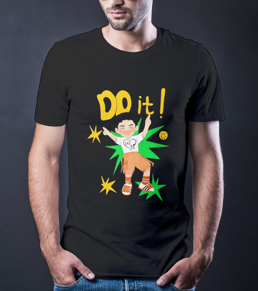Do It Doh Kyungsoo Asia Concert Tour Cartoon Heart Starburst T-Shirt