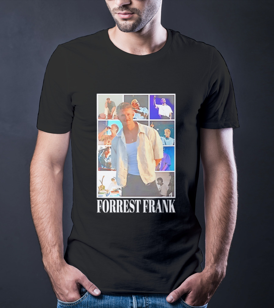 Forrest Frank Tour 2023 Live Performance Collage T-Shirt
