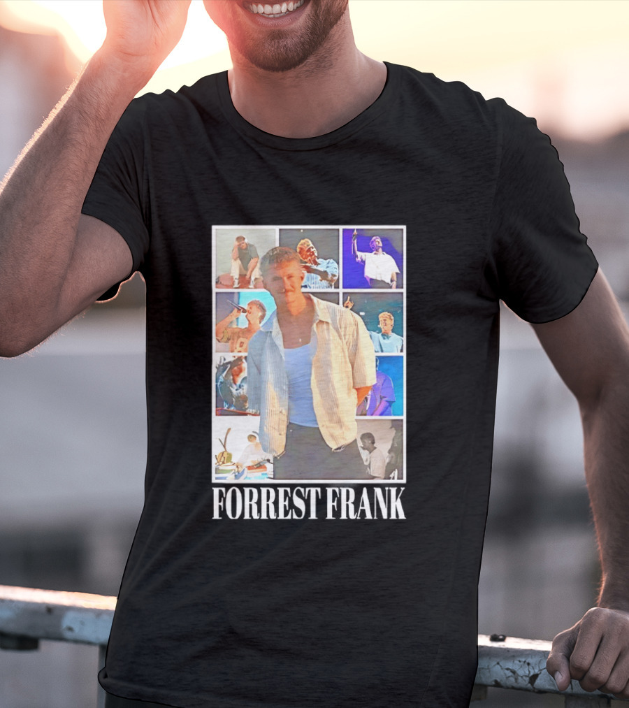 Forrest Frank Tour 2023 Live Performance Collage T-Shirt