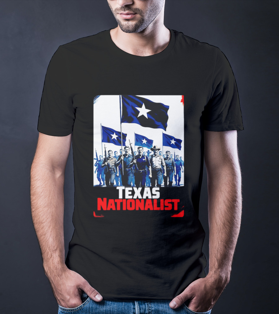 Texas Nationalist A New Texas Revolution Is Coming Patriotic Flag T-Shirt
