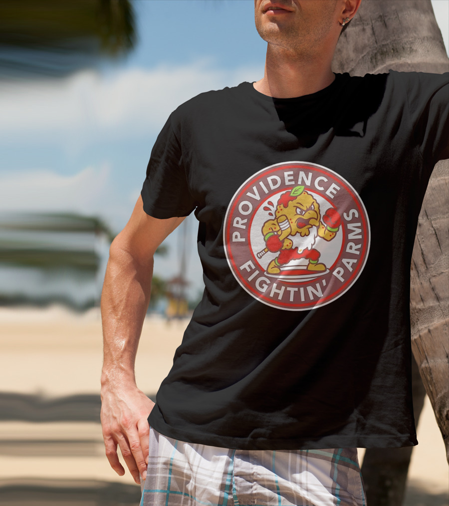 Providence Fightin' Parms Hockey Pepper T-Shirt