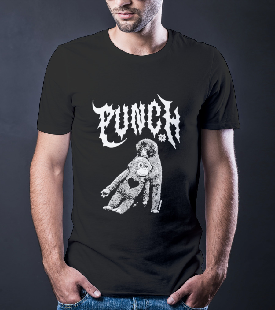 Punch Monkey With Heart T-Shirt