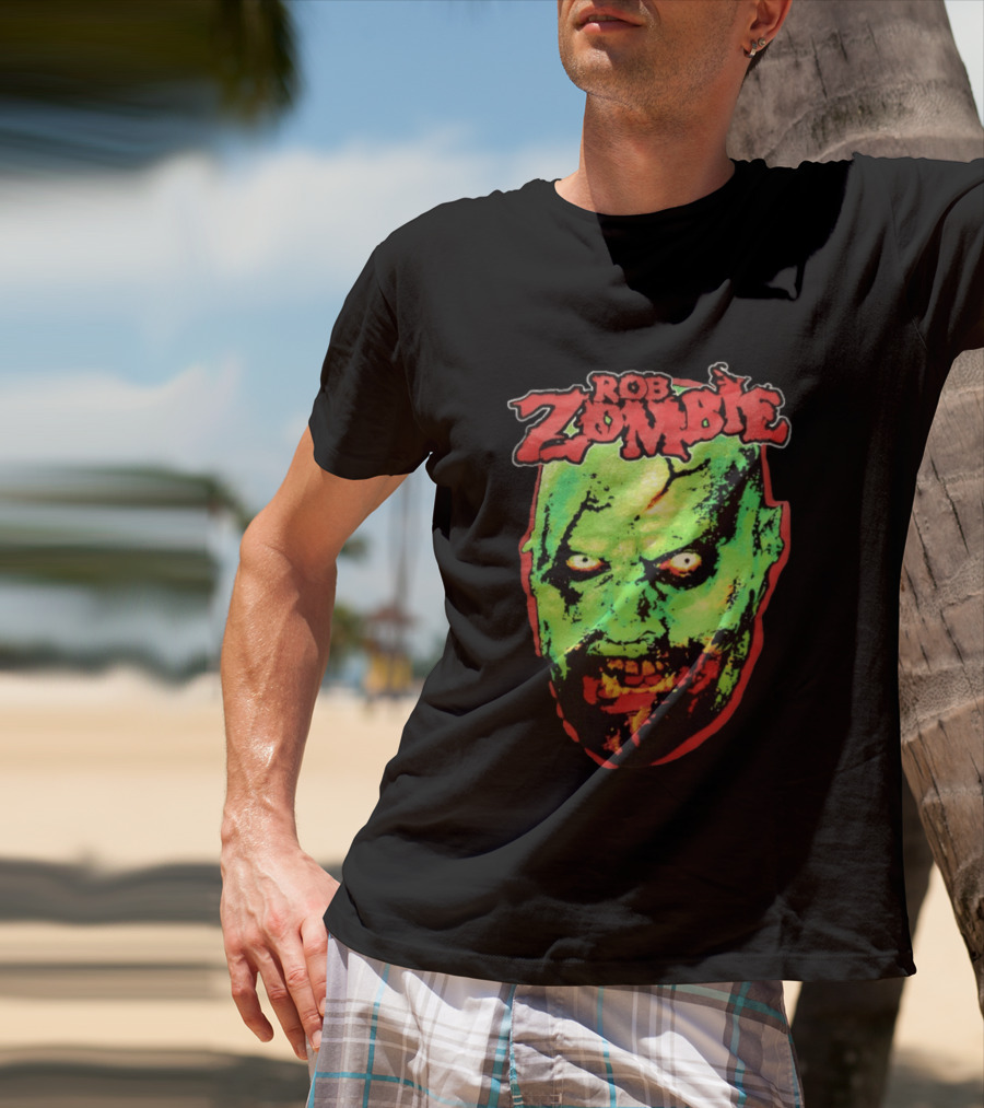 Rob Zombie Bring Out Your Dead Green Zombie Head T-Shirt