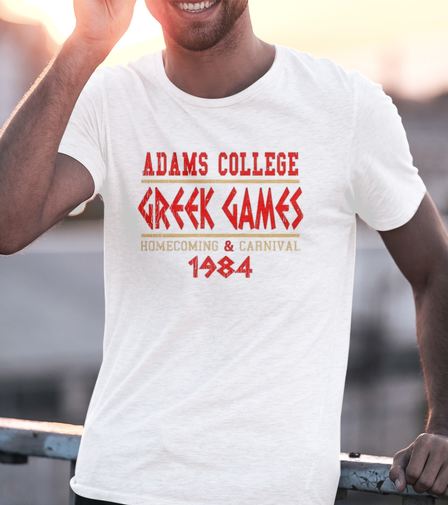 Adams College Greek Games Homecoming Carnival 1984 T-Shirt
