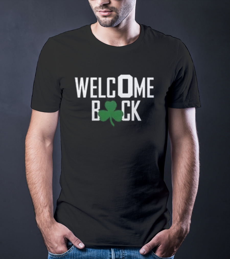 Special 2026 Jayson Tatum Welcome Back Boston Celtics Shamrock T-Shirt