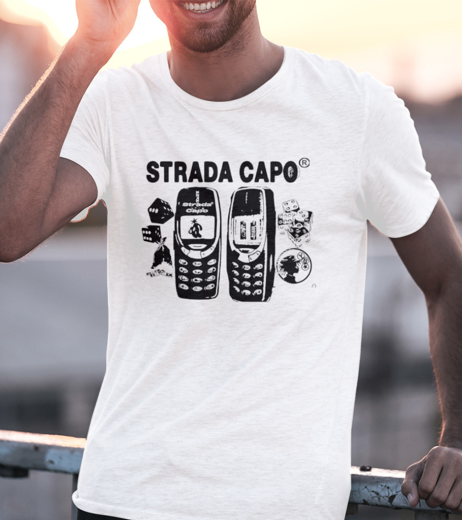 Strada Capo Snake Game Nostalgia Classic Phones T-Shirt