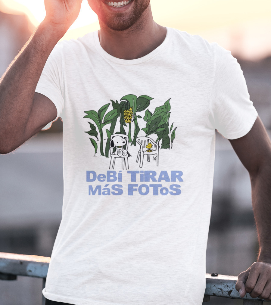 Peanuts Characters Snoopy Woodstock Debí Tirar Más Fotos Banana Plantation T-Shirt