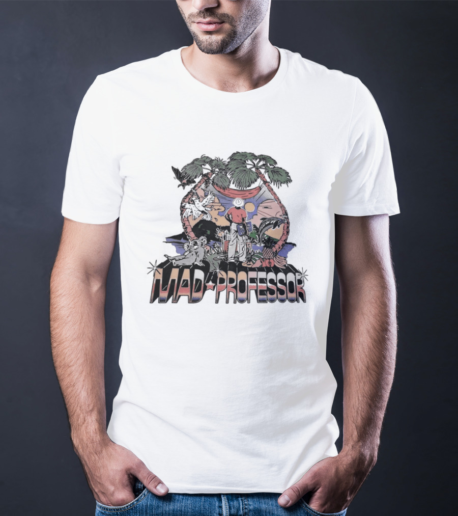 Mad Professor Neil Fraser Island Vibes Reggae Scene T-Shirt