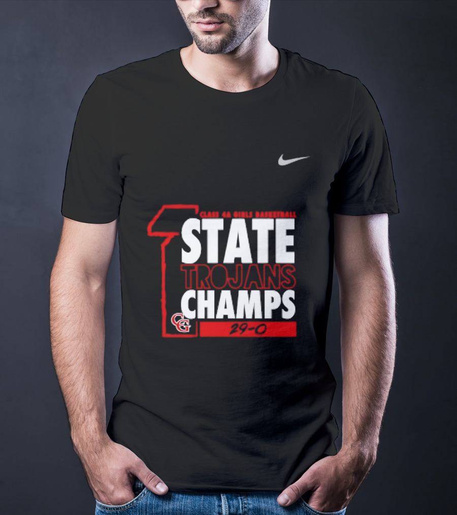 Center Grove Trojans Girls Basketball Class 4A State Champs 29 0 Nike T-Shirt