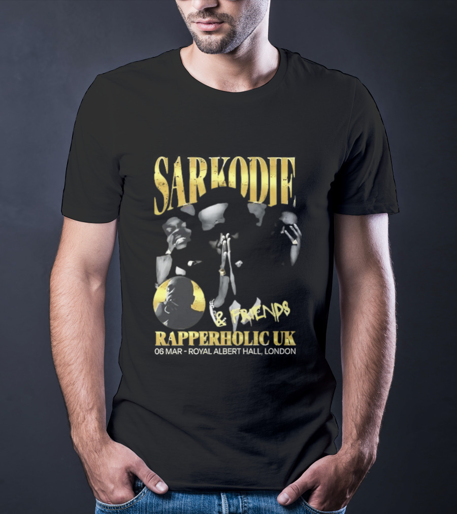 Sarkodie And Friends Rapperholic UK Made Of Black London 2015 T-Shirt