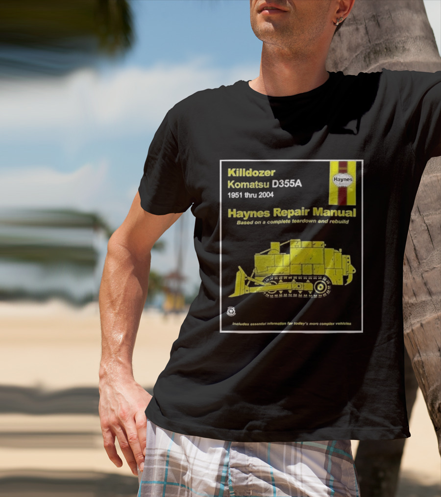 Killdozer Komatsu D355A Haynes Manual 2004 Colorado Rampage Event T-Shirt