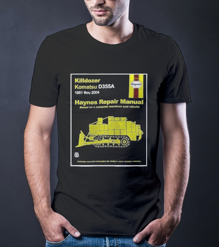 Killdozer Komatsu D355A Haynes Manual 2004 Colorado Rampage Event T-Shirt