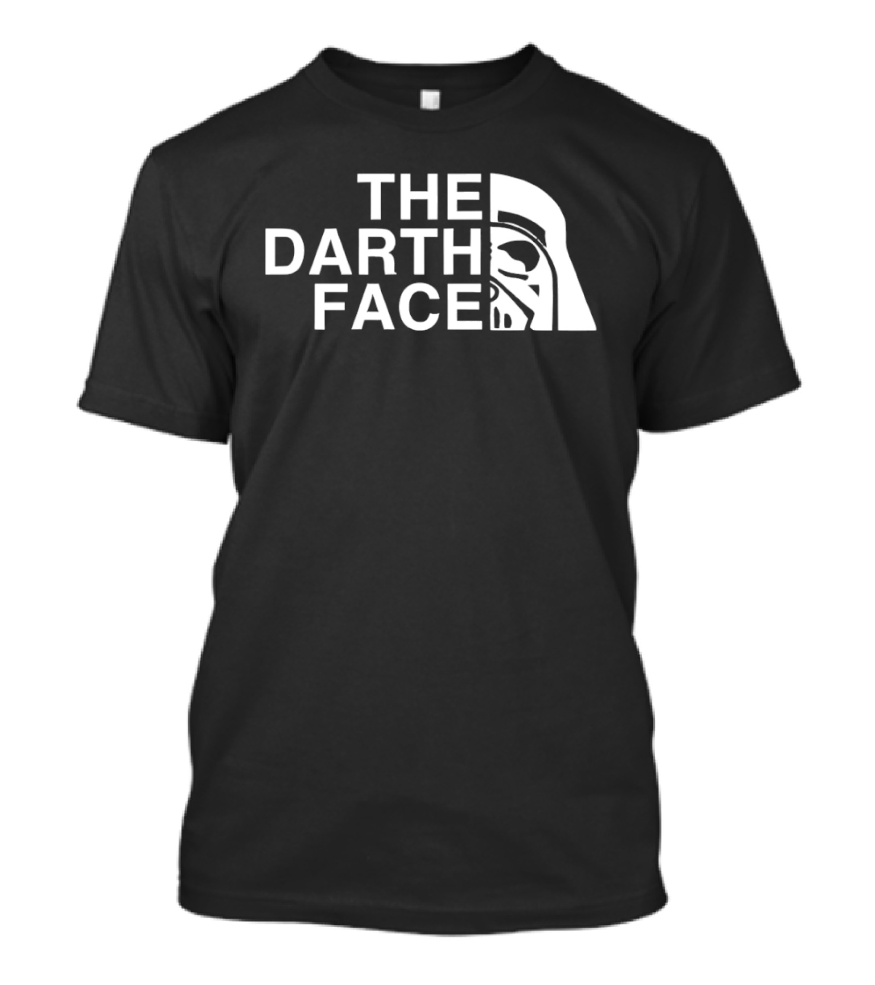The Darth Face Half Helmet Jedi Sith T-Shirt