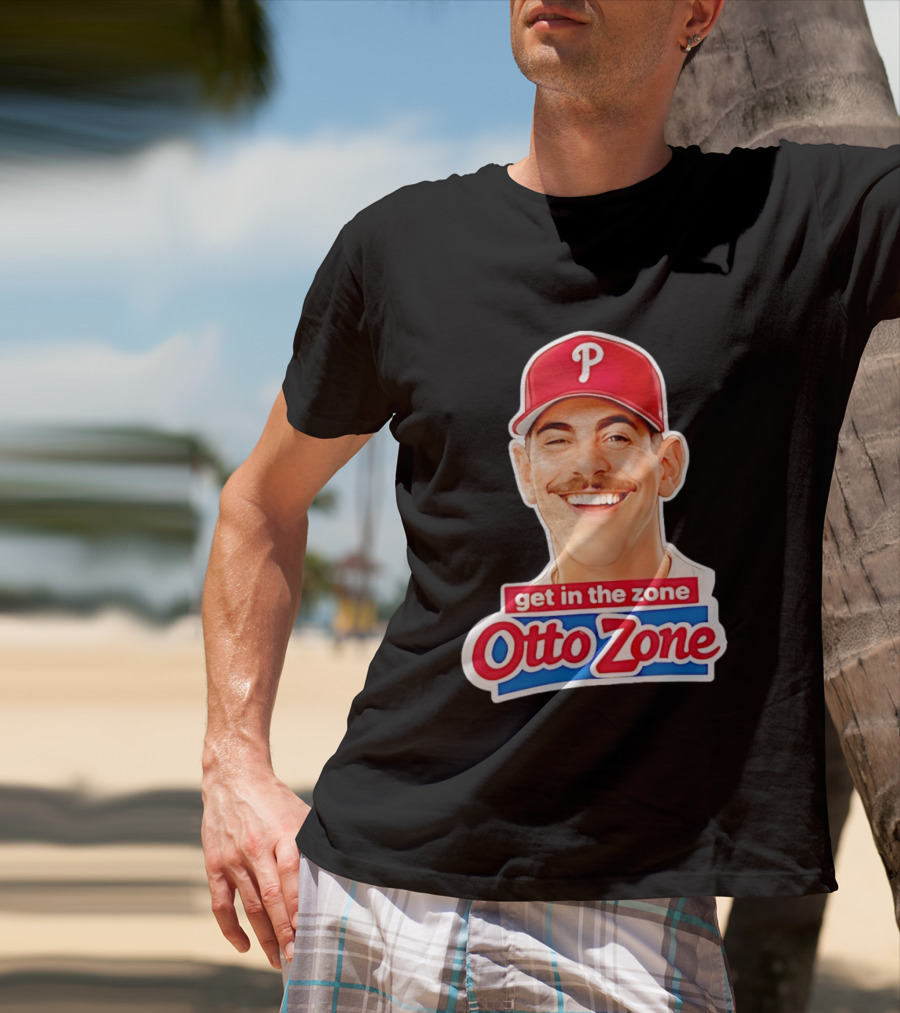 Philadelphia Phillies Mike Schmidt Get In The Zone Otto Zone T-Shirt