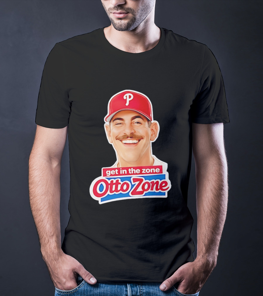 Philadelphia Phillies Mike Schmidt Get In The Zone Otto Zone T-Shirt