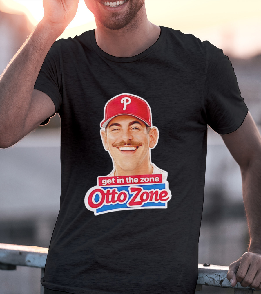 Philadelphia Phillies Mike Schmidt Get In The Zone Otto Zone T-Shirt