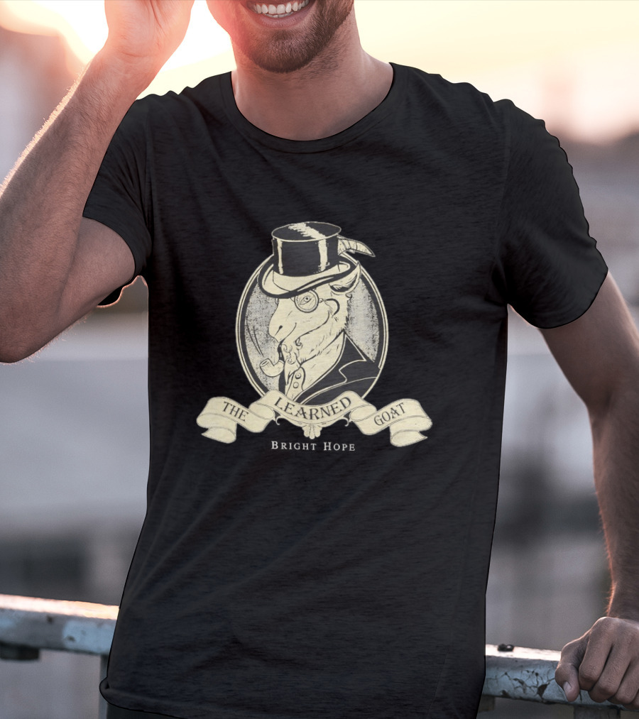The Learned Goat Top Hat And Monocle T-Shirt