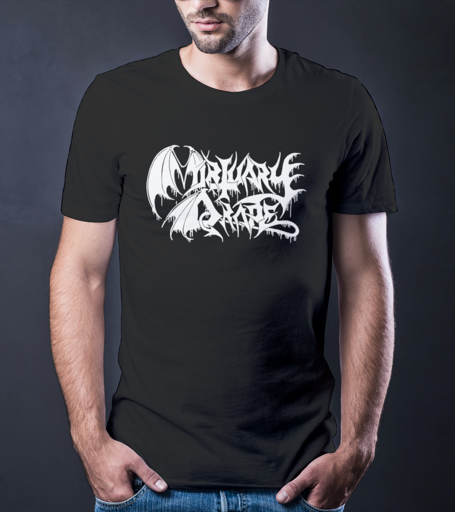 Mortuary Drape Metal Winged Gothic T-Shirt