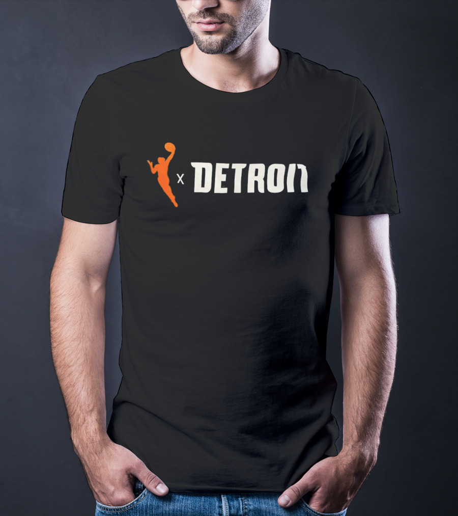 WNBA X Detroit Collaboration Featuring Iconic Basketball T-Shirt