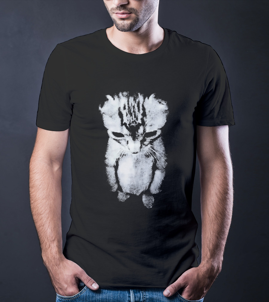 Sad Little Cat Cute Emotional Kitten T-Shirt