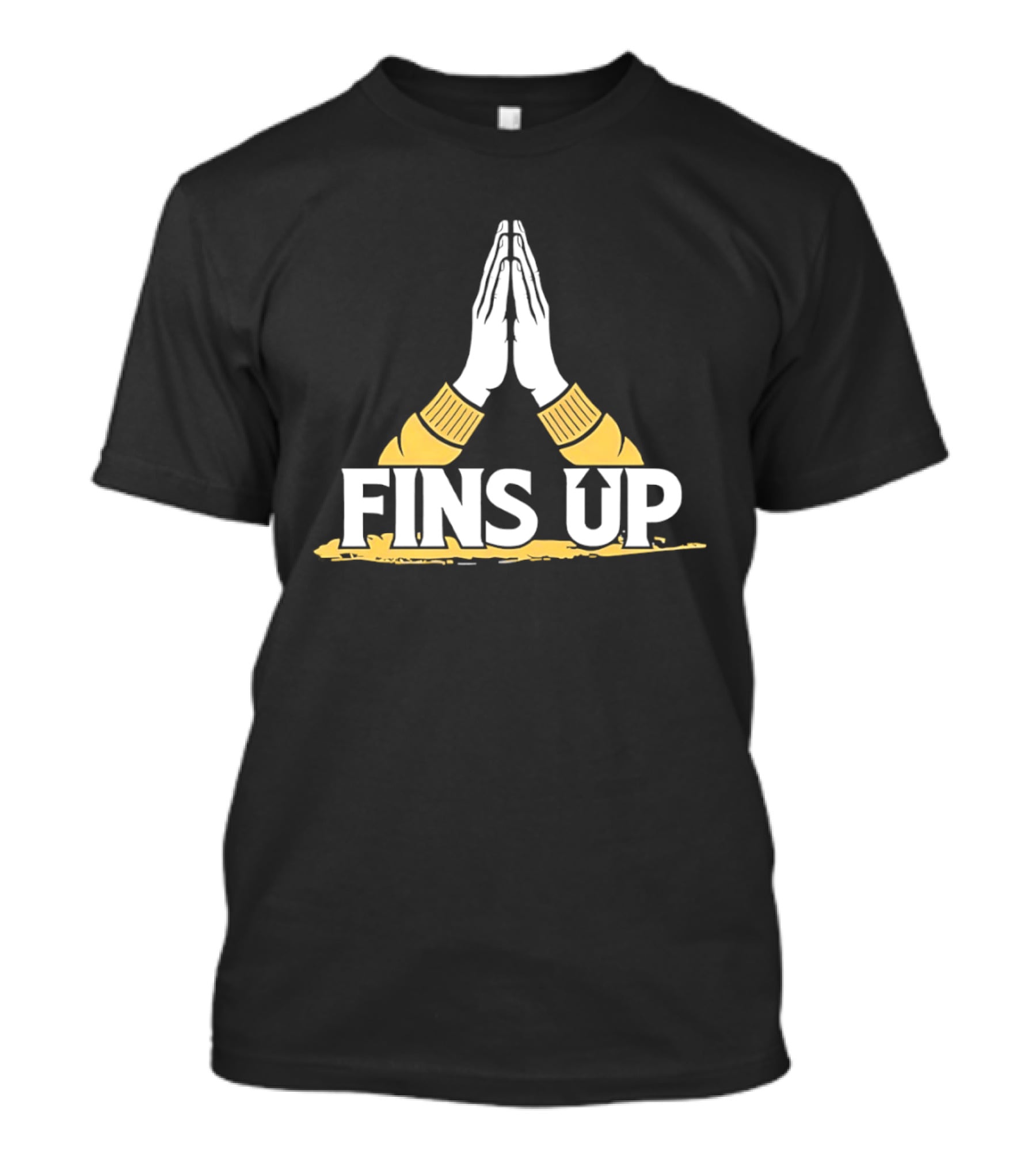 Long Island University Sharks Fins Up Team Spirit T-Shirt