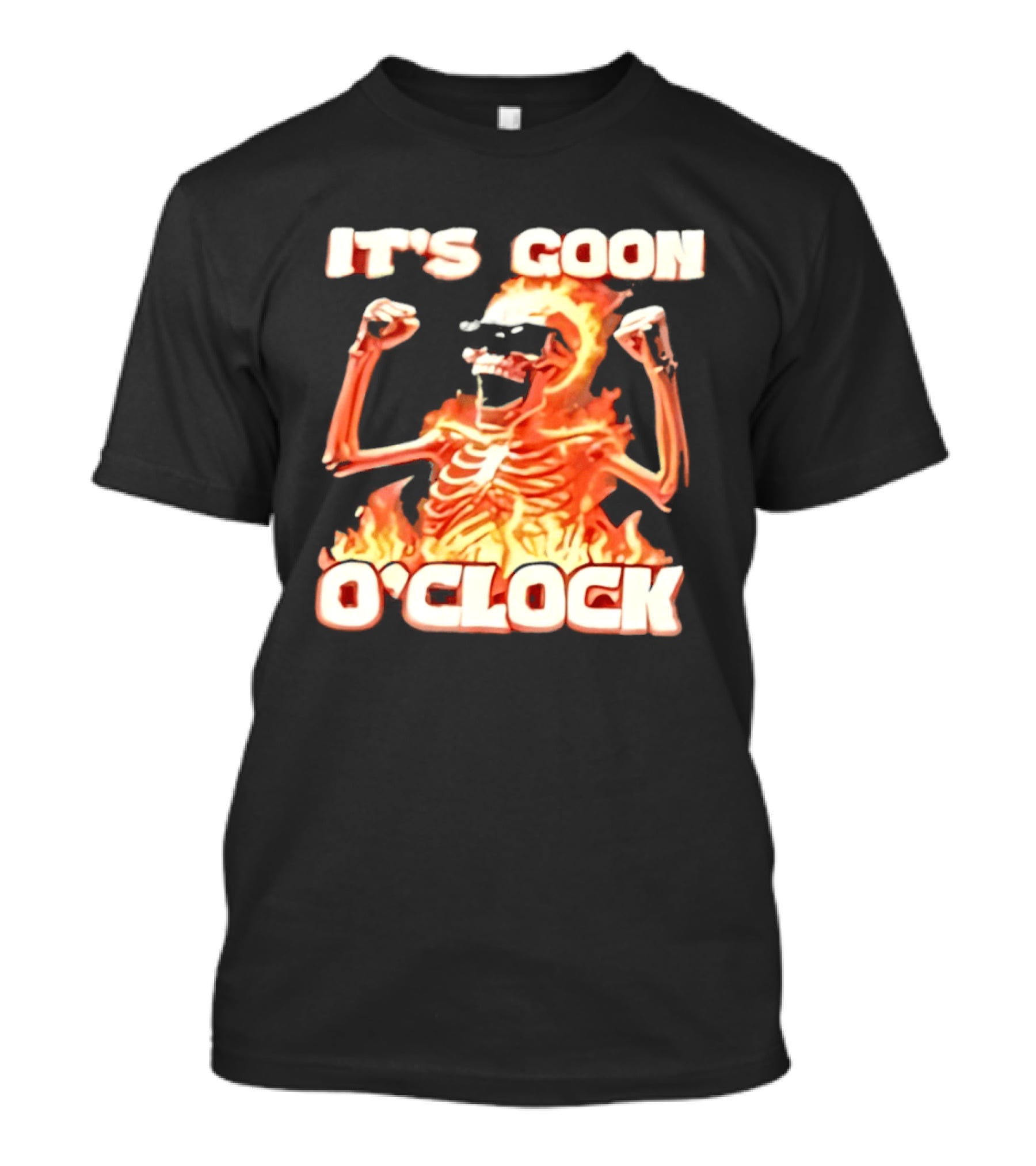 It's Goon O' Flaming Skeleton Fist Pump T-Shirt
