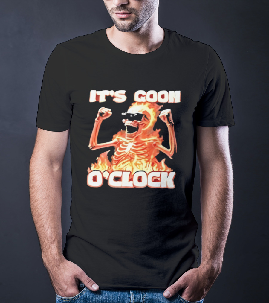 It's Goon O' Flaming Skeleton Fist Pump T-Shirt