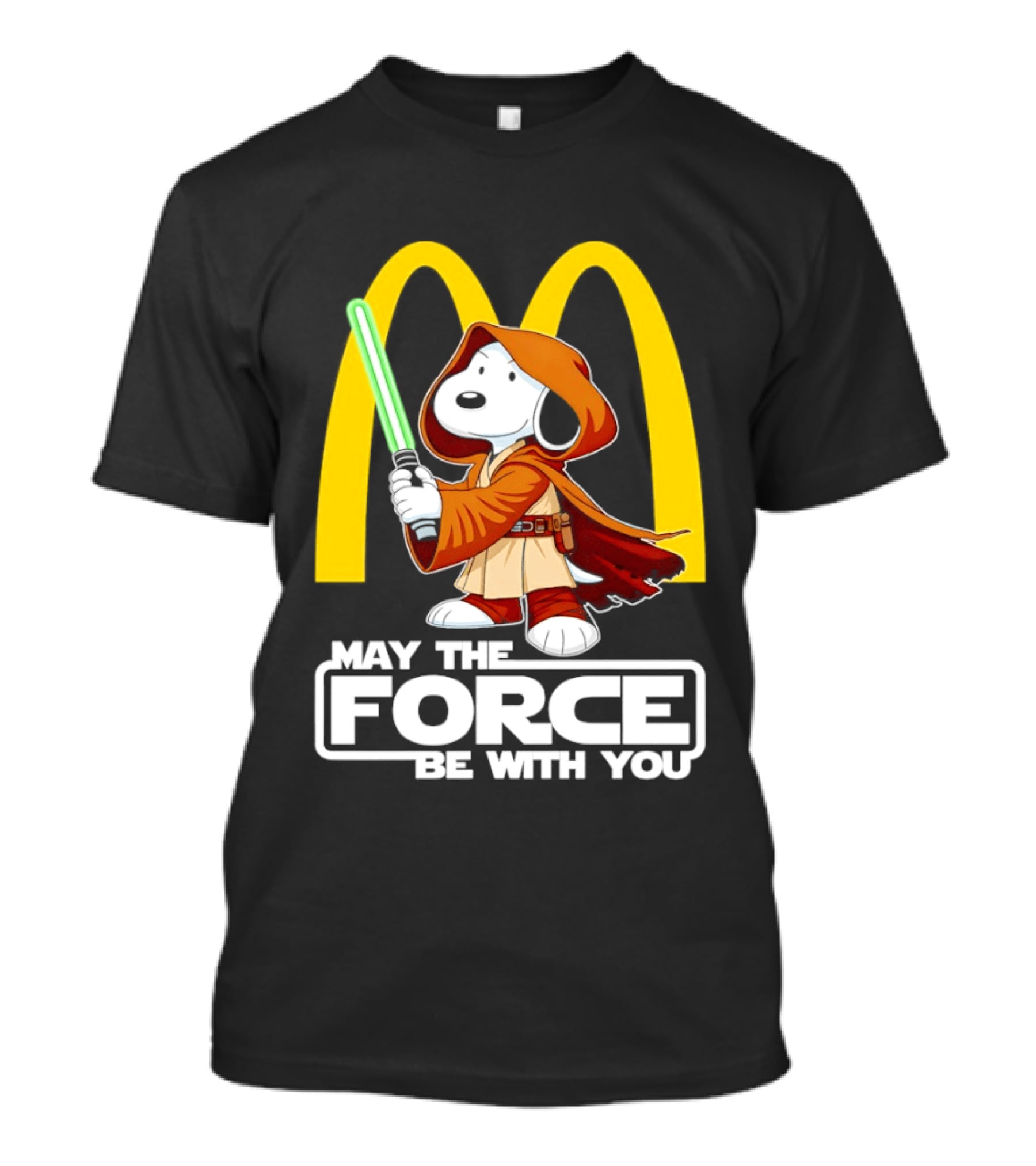 May The Force Be With You Snoopy Jedi McDonald's T-Shirt