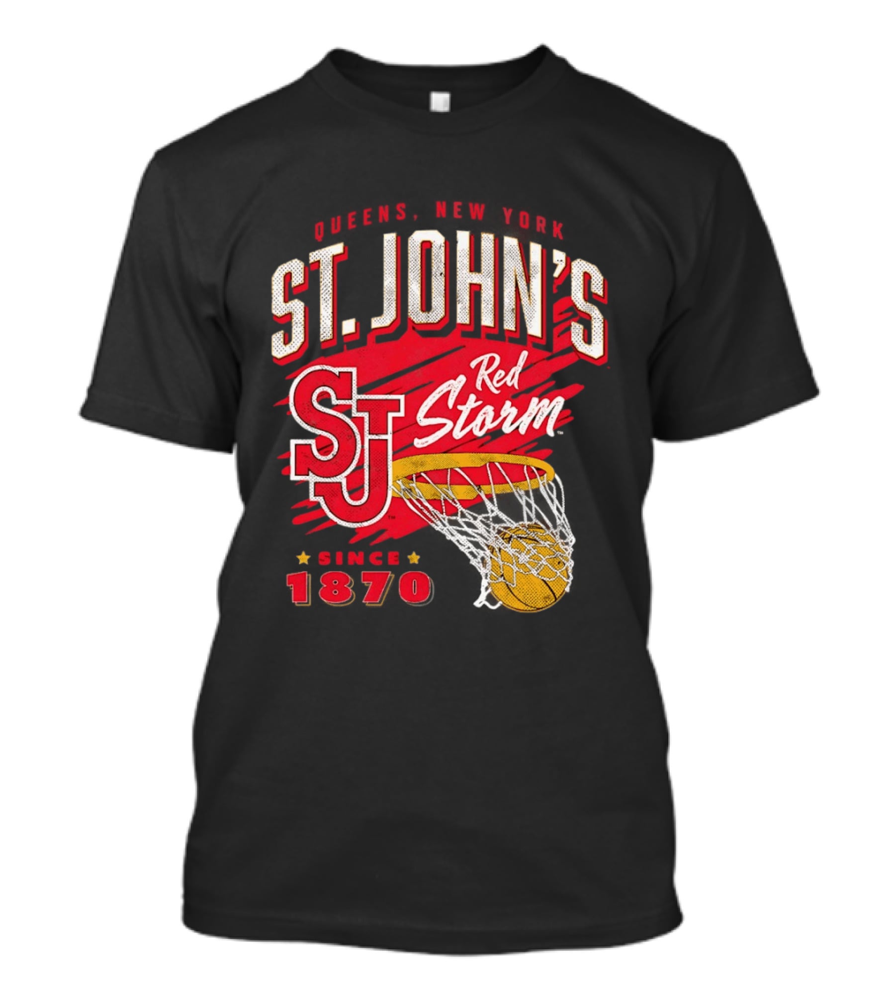 St John's Red Storm Basketball New York Since 1870 Queens T-Shirt