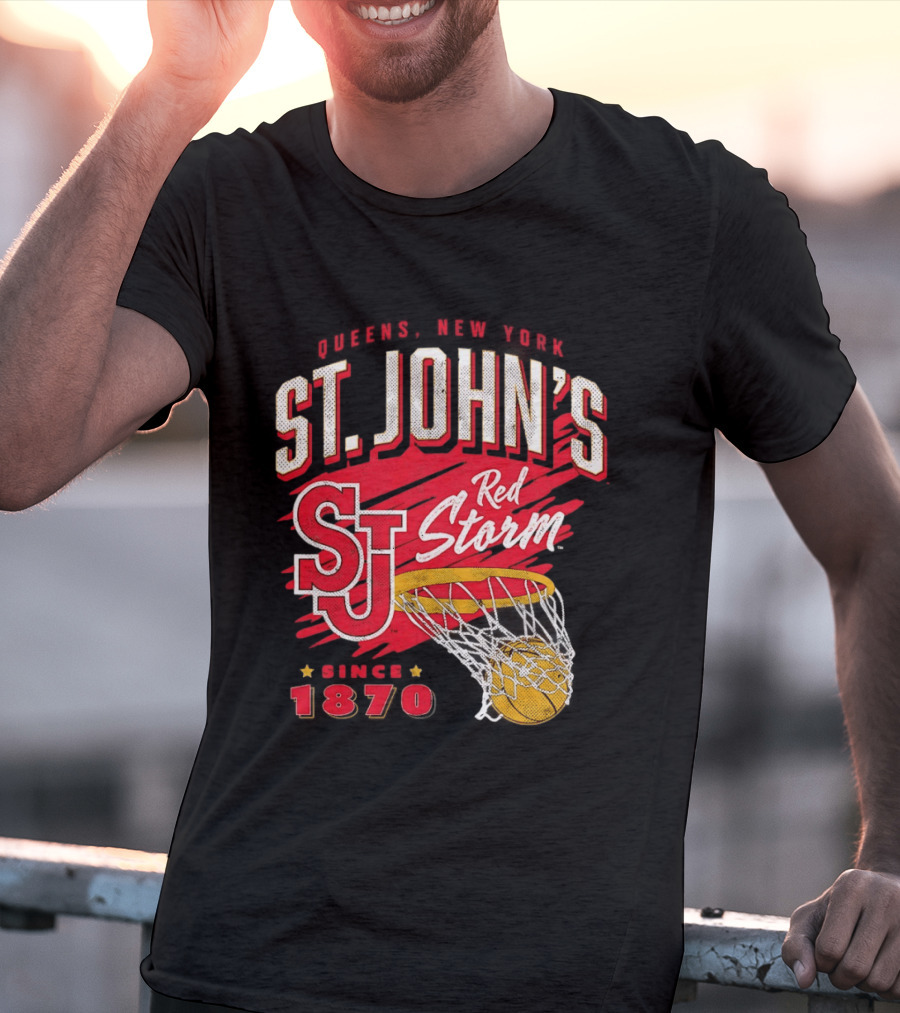 St John's Red Storm Basketball New York Since 1870 Queens T-Shirt