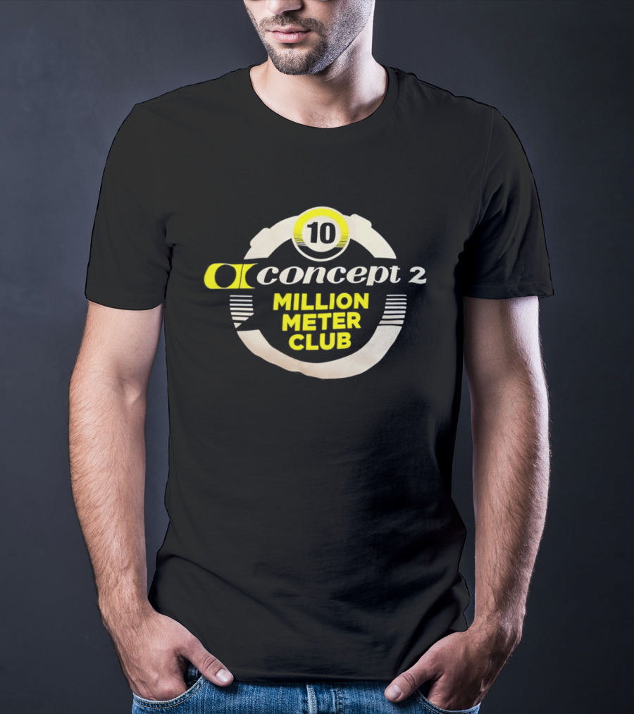 Concept 2 Million Meter Club 10 Anniversary T-Shirt