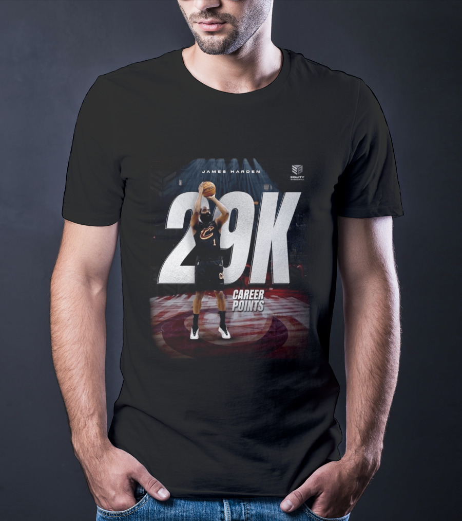 James Harden 29K Career Points NBA Milestone Celebration T-Shirt