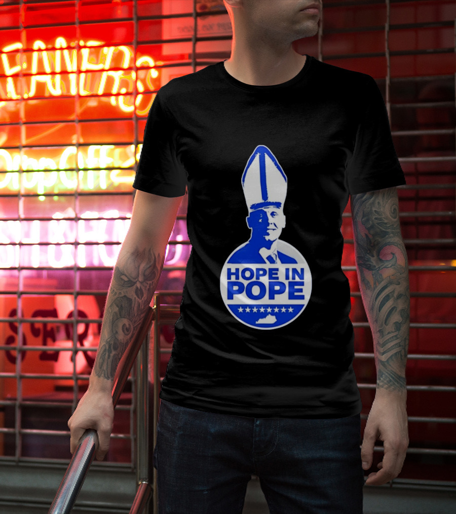 Hope In Pope Kentucky Wildcats Baseball Fan T-Shirt