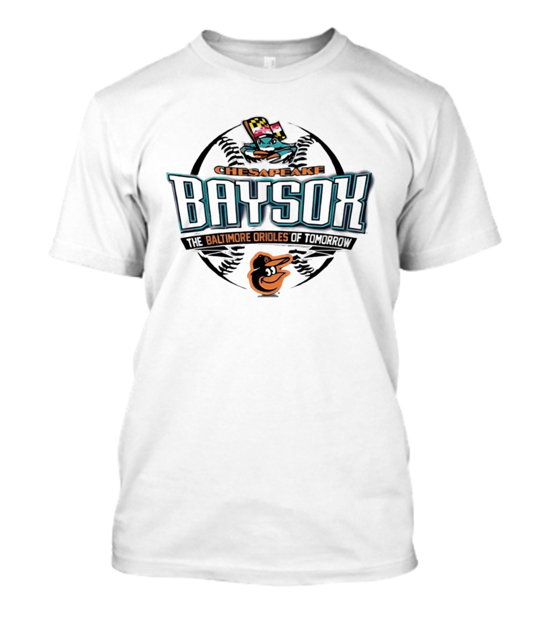 Chesapeake Baysox The Baltimore Orioles Of Tomorrow Baseball Team T-Shirt