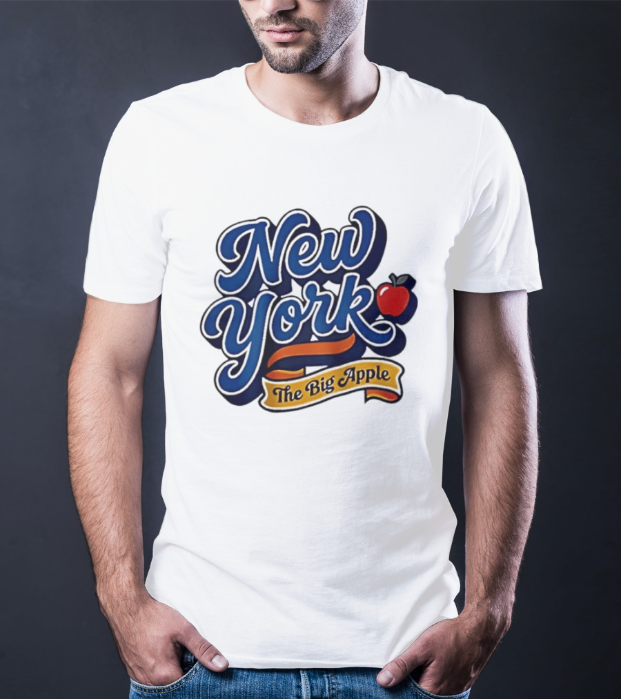 New York The Big Apple Classic Red Apple T-Shirt